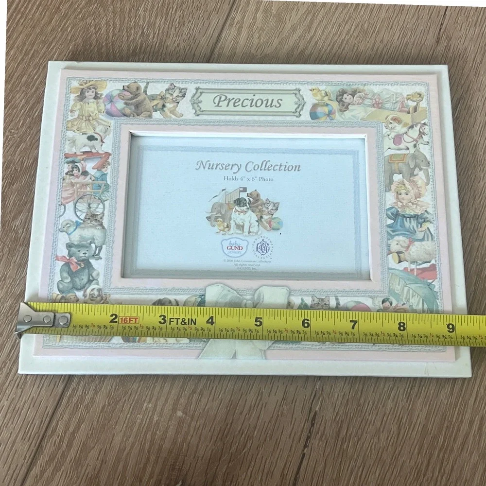 Baby Gund Nursery Collection John Grossman 4x6 Picture Frame Precious Victorian